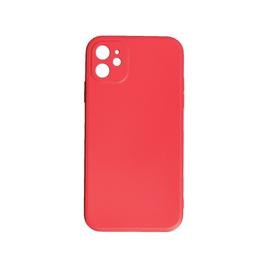 Silicone Case with Camera Shield for Apple iPhone 11 Red